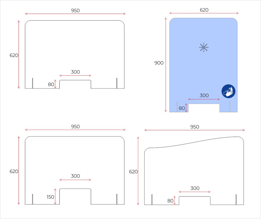 Protection comptoir plexi Labenne