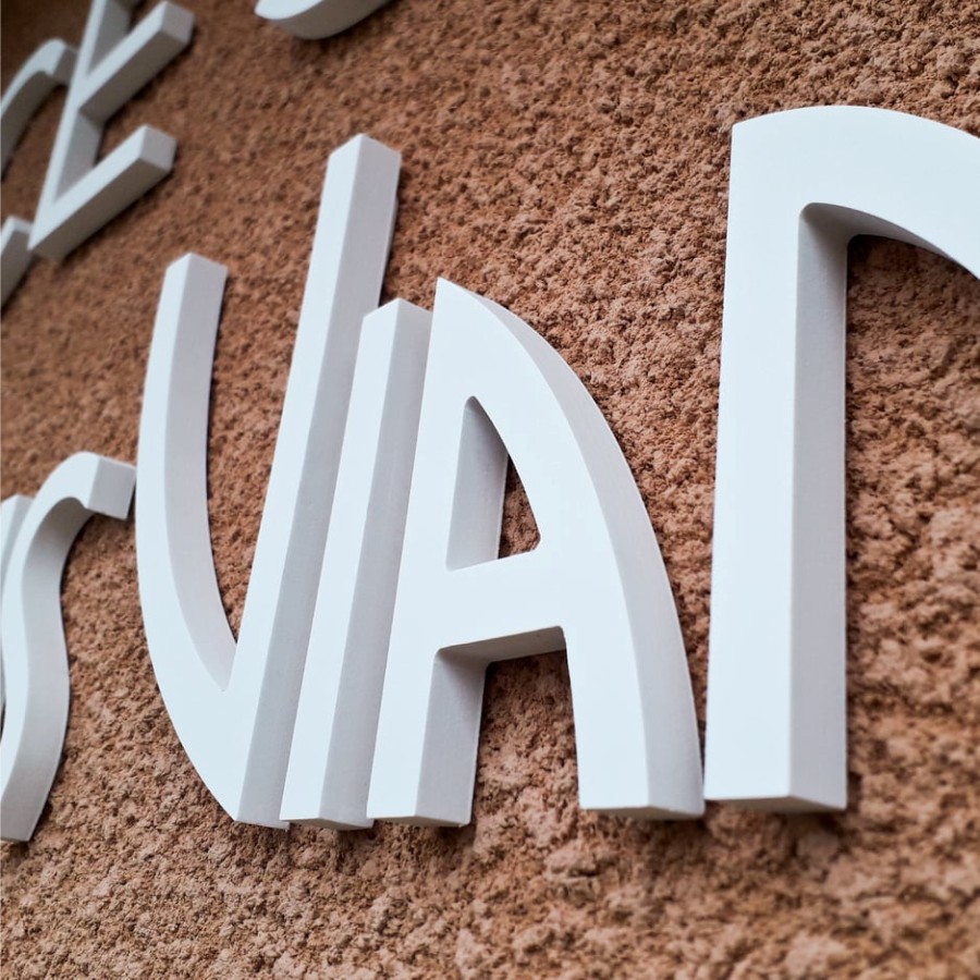 Lettre decoupe pvc capbreton